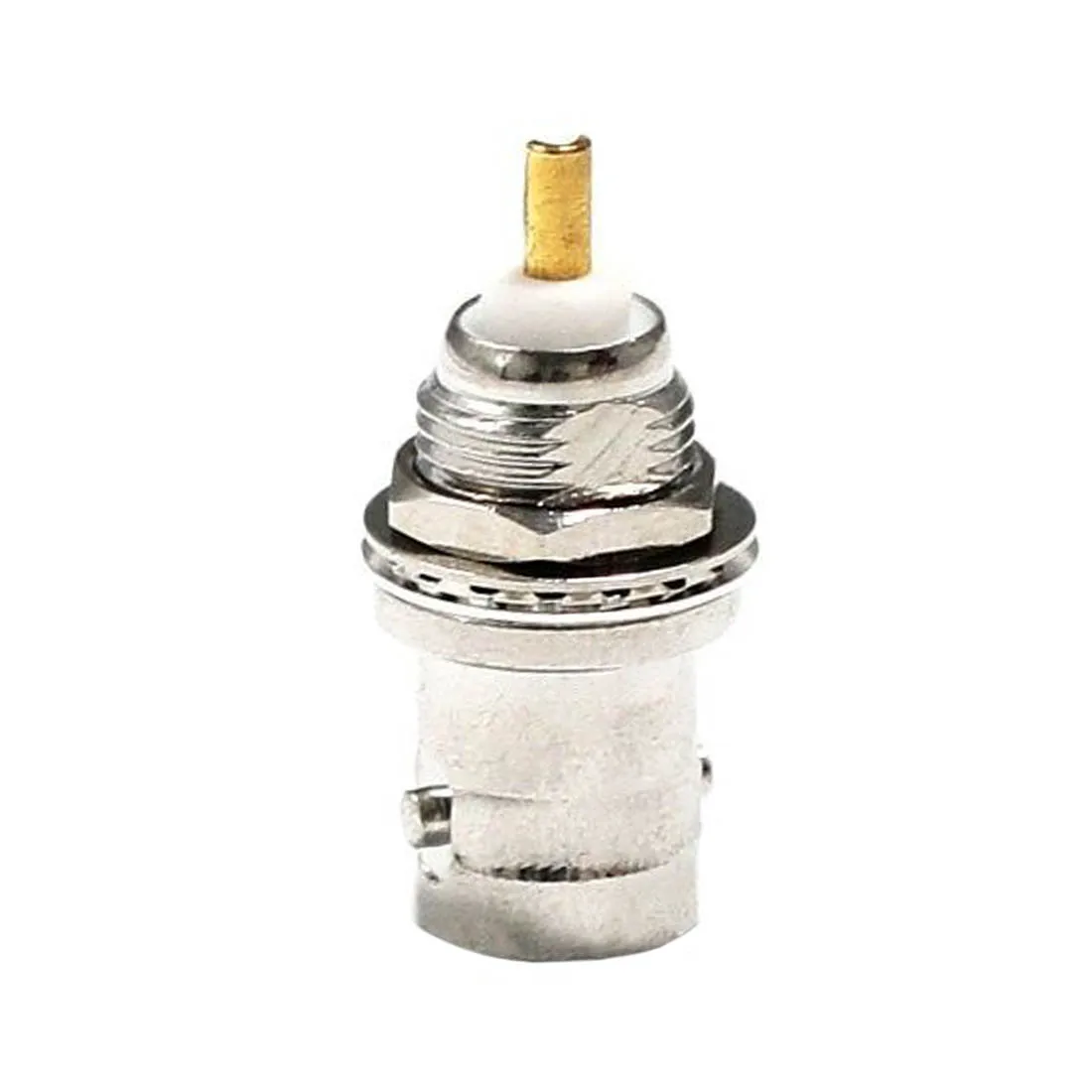

10pcs BNC Connector Female Panel Mount Quick Push-on With Nut And Solder Cup Wholesale Fast Shipping