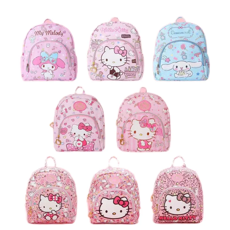 

Kawaii Hello Kittys Backpack Cartoon Cute Children Primary School Students Small School Bag Girls Lightweight Fashion Backpack