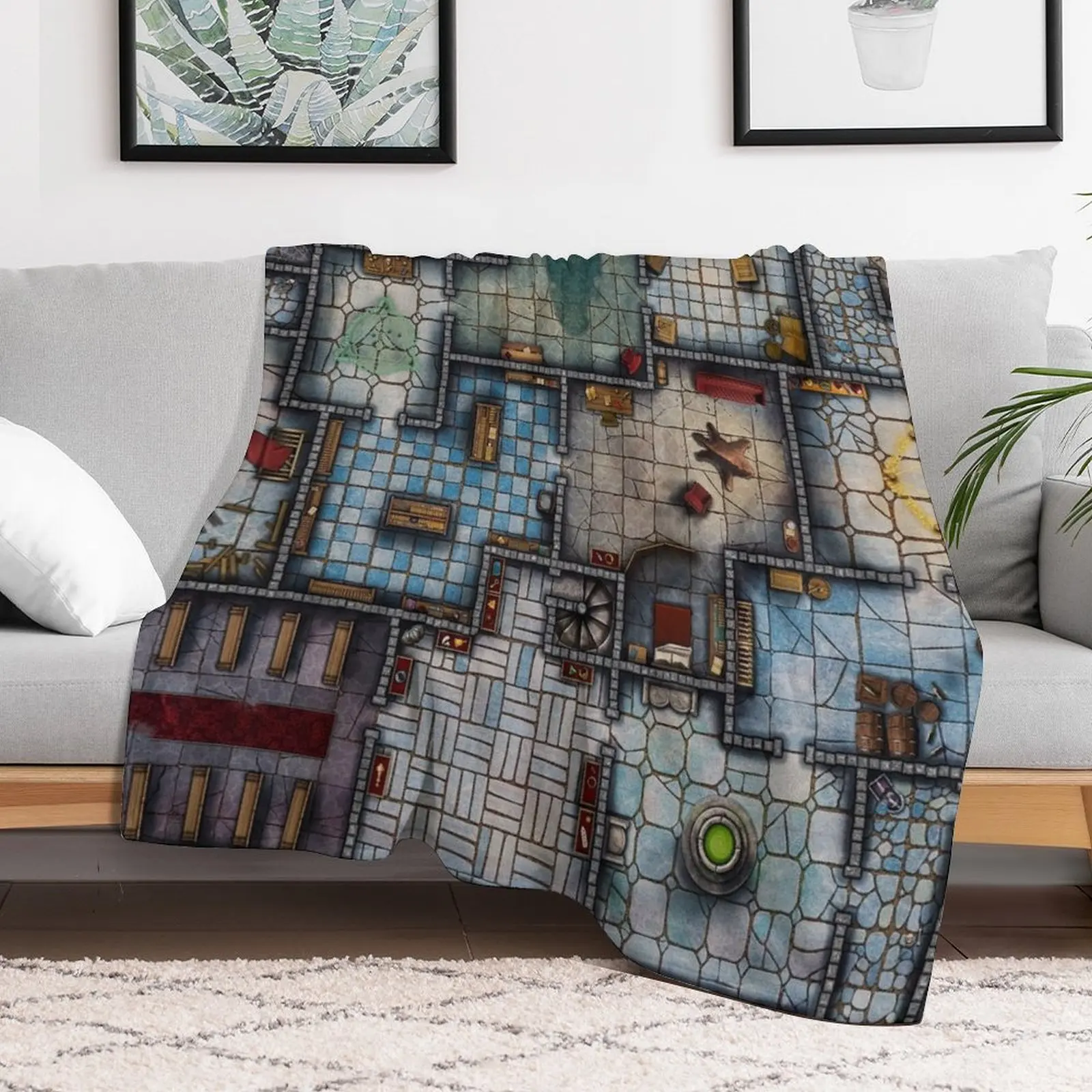 Пушистое одеяло Dungeon Delve Adventure Fantasy RPG