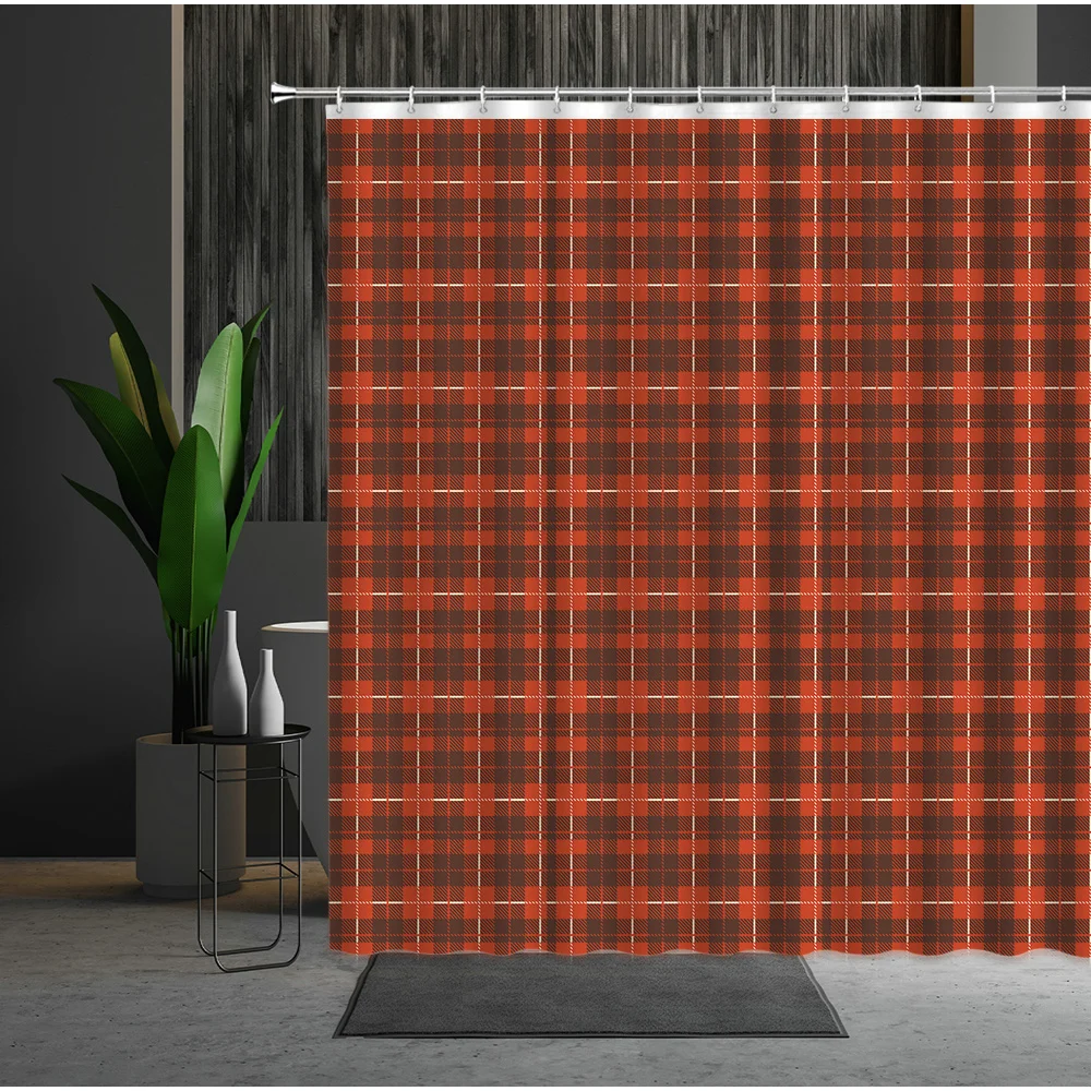 

Curtains Multicolor Linen Pattern Minimalist Shower Polyester Fabric Hanging Curtain Bathtub Decor Multiple Size