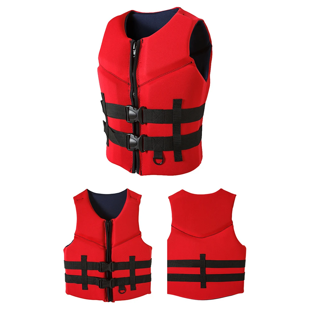 

New Neoprene Life Jacket for Adult Children Water Sport Buoyancy Jacket Life Vest Swimming Boating Skiing Driving Vest Drifting