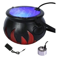 halloween witch cauldron fog maker smoke machine mist maker fogger water fountain pond fog machine eu plug