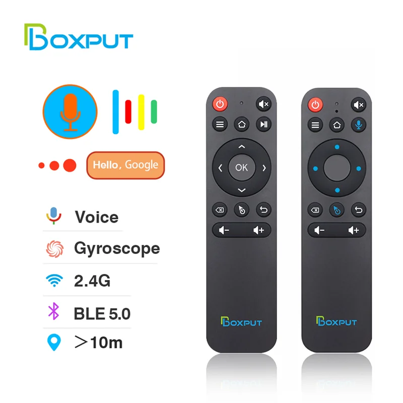 

BT 2.4G Air Mouse BPR1 BPR1S Plus BLE 5.0 2.4G Wireless Voice Remote control Gyro IR Learning for Android smart tv box