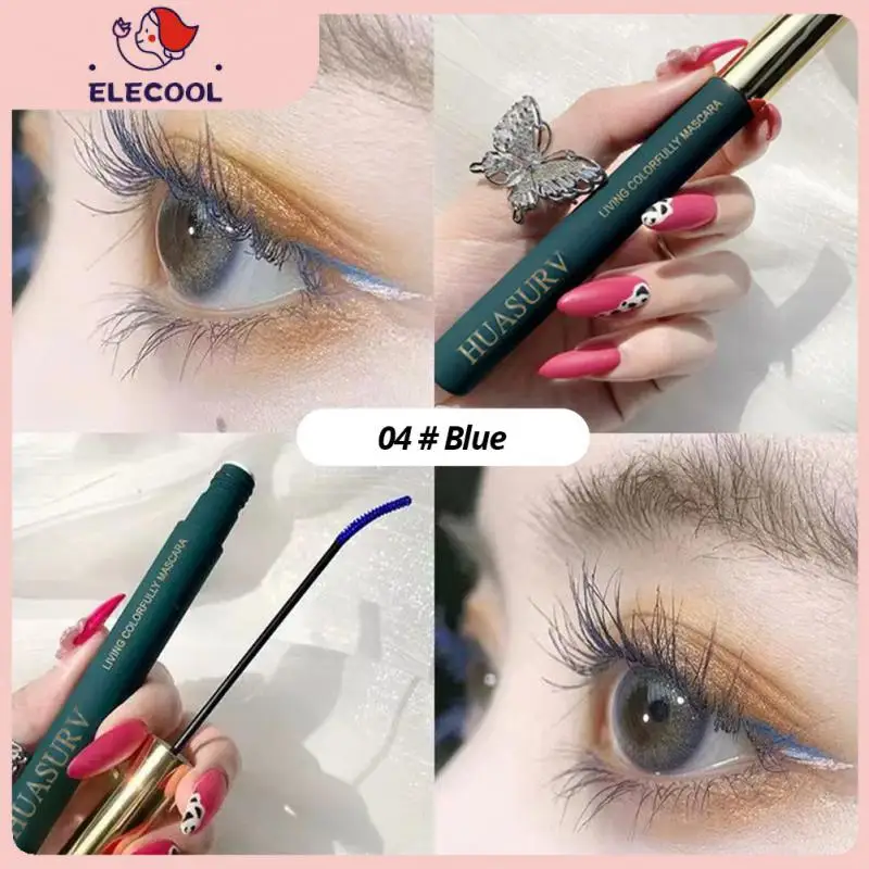 

Classic Everyday Colorful Mascara Waterproof Ultra-fine Brush Eyelash Extension Curling Lengthen Quick-drying Eye Cosmetics