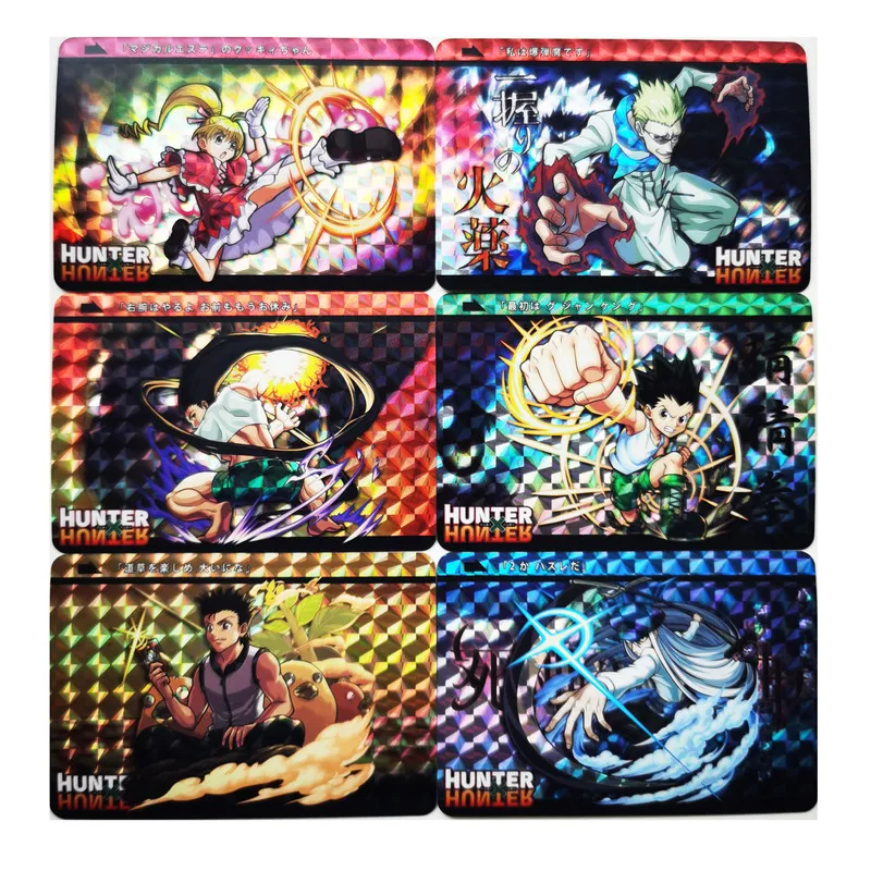 

18 шт./компл. HunterxHunter HxH Phantom trope Skill VS War Hisoka Kurapika Killua Zoldyck игровая коллекция карт