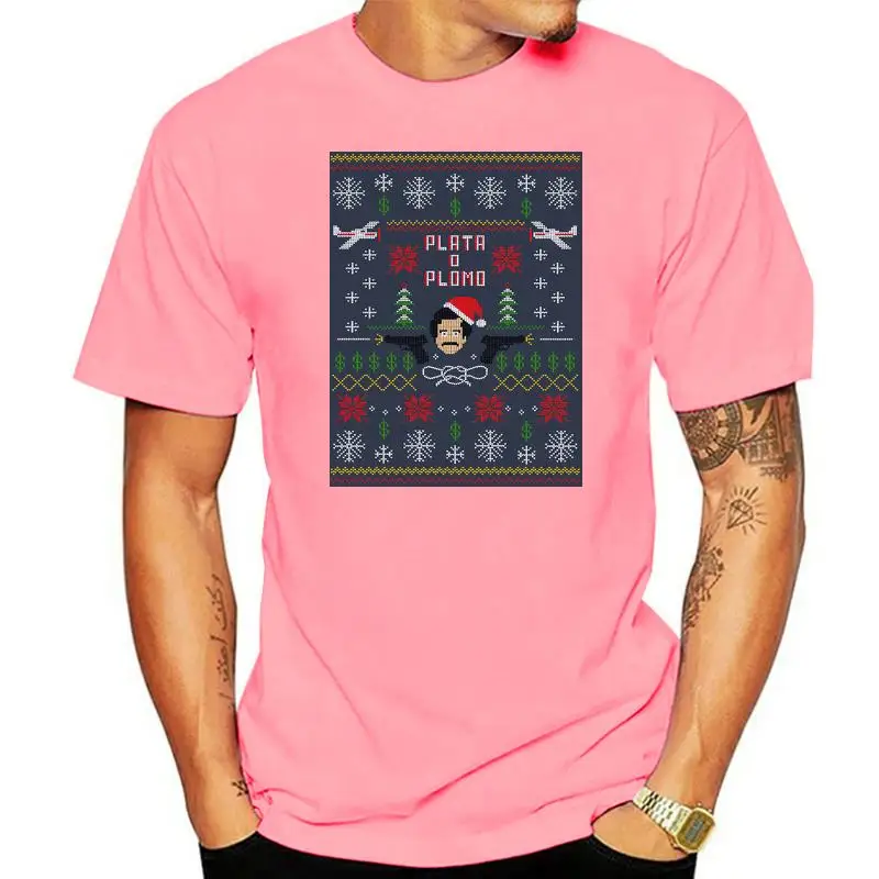 

Men Short sleeve tshirt Narco Christmas Parody T Shirt Women t-shirt
