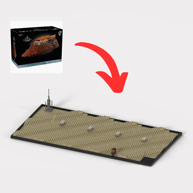 2024 Новая подставка для UCS Jabba's Sail Barge 75397 Набор строительных блоков Модель
