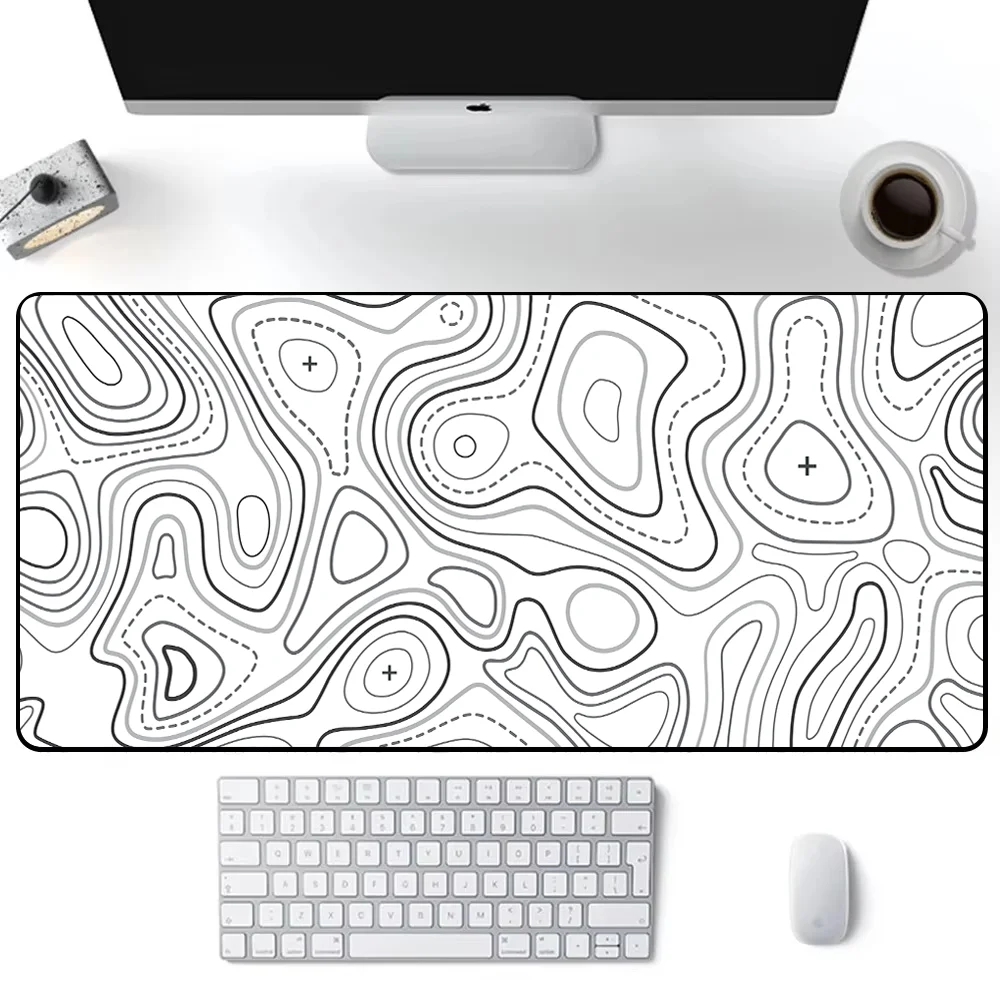 XXL Large Mouse Mats Line relief Pad Keyboard Mousepad Game Gaming Accessories Office Computer PC Gamer Laptop Desk Mat