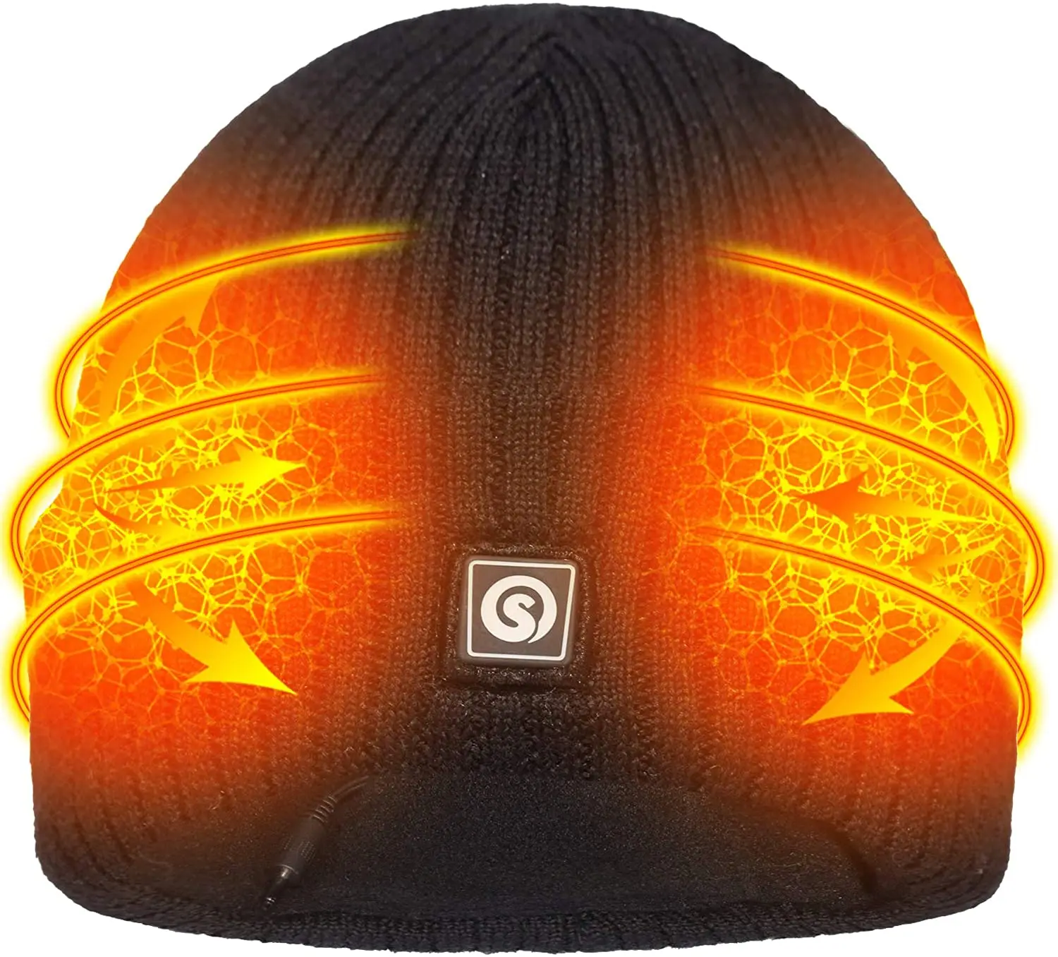 

Savior Heat New Heated Hat Battery Heated Beanie Hat Electric Rechargeable Warm Winter Heated Fleece Cap Balaclava 2020