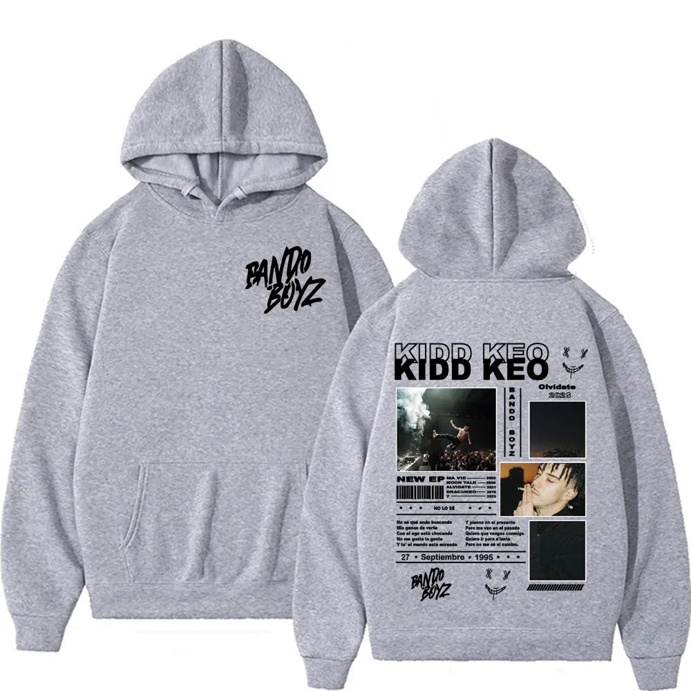 Рэпер Kidd Keo Bando Boyz Tour Merch толстовки для мужчин и женщин винтажная готическая