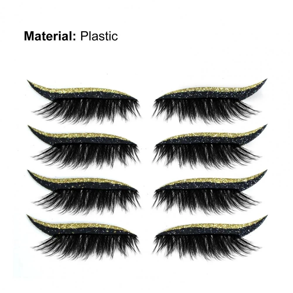 4 пары/набор пластиковые ресницы для макияжа |