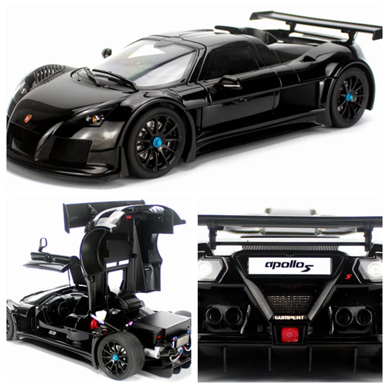 Черная модель автомобиля Autoart 1:18 Apollo S Roadster | Игрушки и хобби