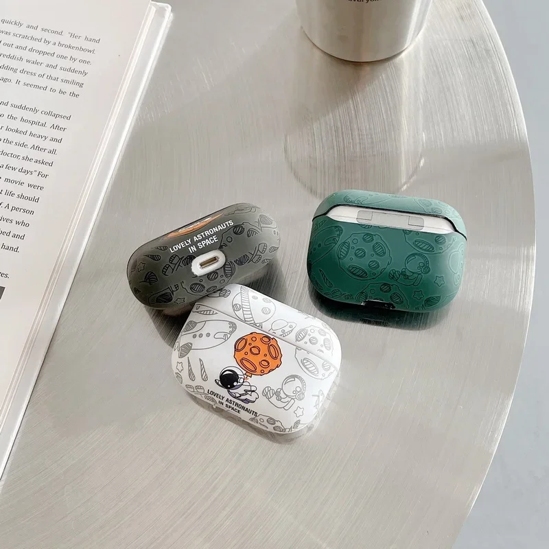 Мягкие Наушники астронавт Космос Луна для наушников Apple Airpods 3 2 1 Pro чехол Air Pods Pro2