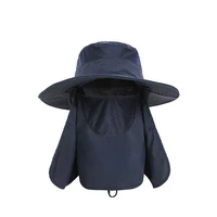 mens korean version cape fisherman hat womens new uv protection multi functional outdoor fishing hunting trip hiking pot hat