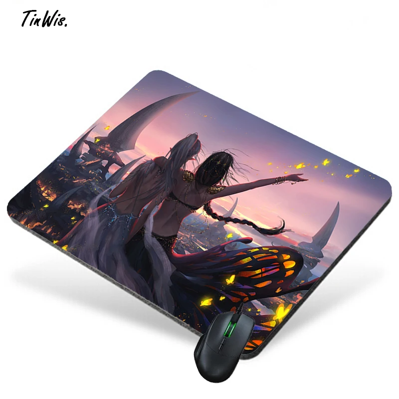 

Милый Настольный коврик для мыши для компьютера и игровых компьютеров в стиле аниме