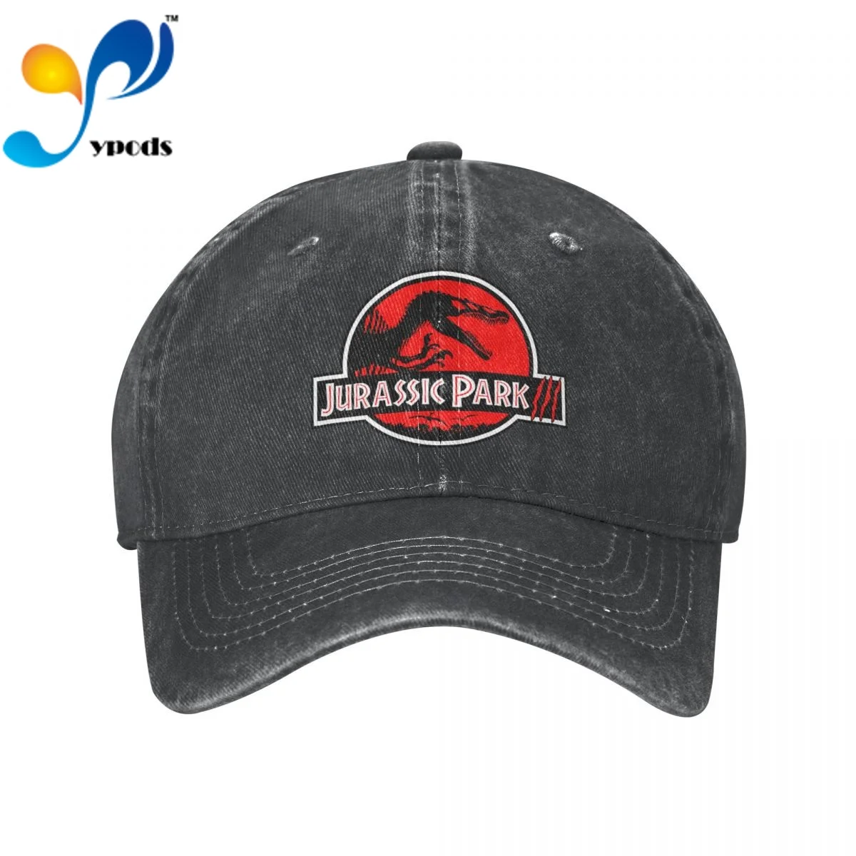 

New Brand Anime JURASSIC PARK 3 Cartoon Styles Snapback Cap Cotton Baseball Cap Men Women Dad Hat Trucke