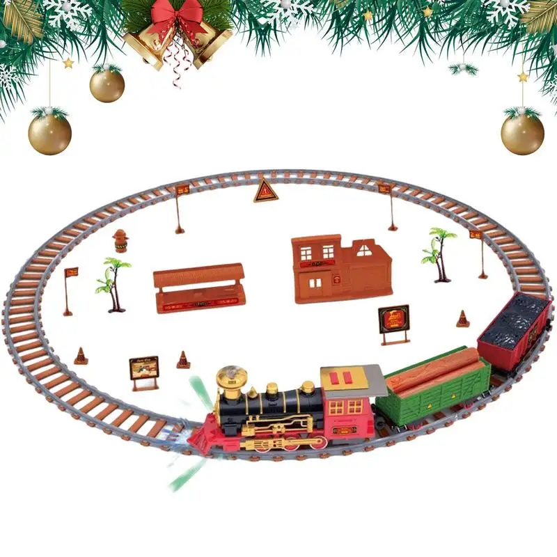 

Christmas Tree Train Set Holiday Train Set Electric Train Toy For Boys Electric Train Set For Christmas Tree With Sound Light &