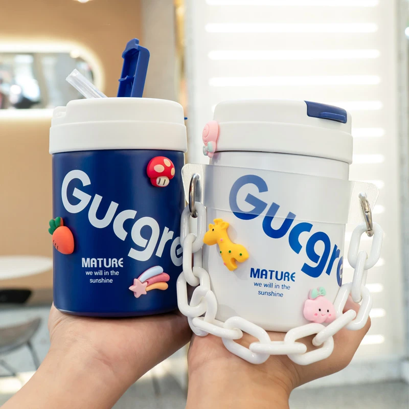 

GIANXI Coffee Mug Thermos Mug Leak Proof Travel Thermo Cup for Tea Water Coffee Thermo Cafe Double Stainless Steel Water Battle