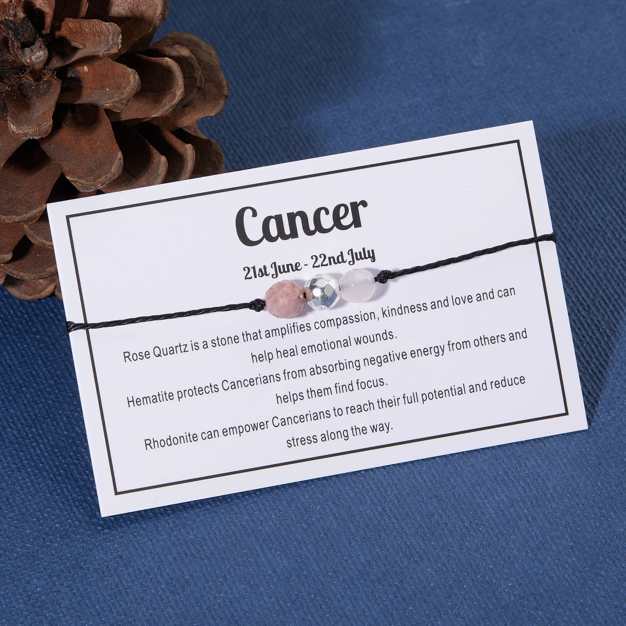 Плетеный браслет ручной работы 12 знаков зодиака для женщин и мужчин |