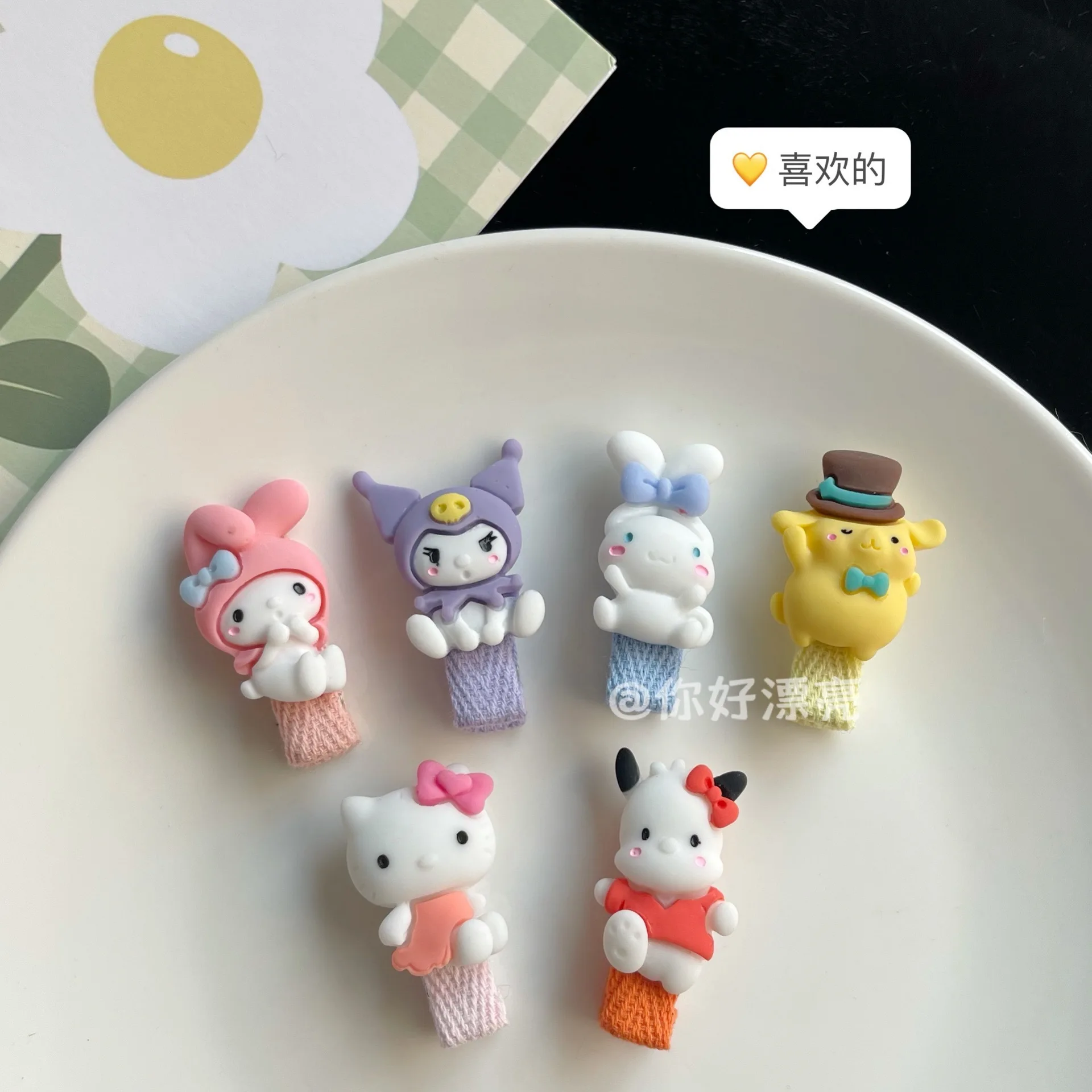 Симпатичная заколка для волос в стиле аниме головной убор мультяшная кукла Kuromi