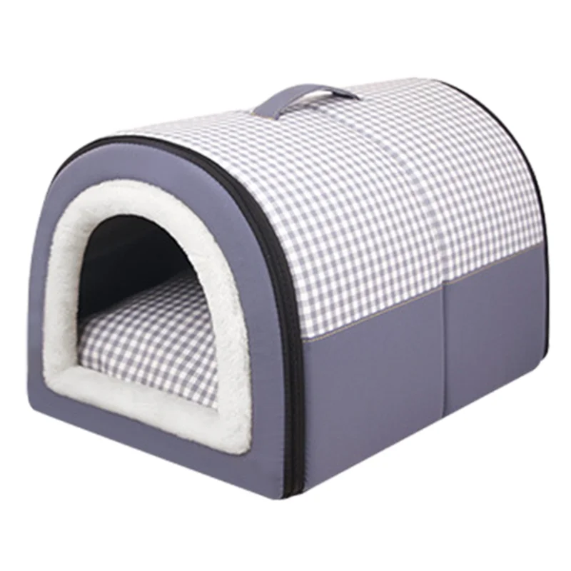 

Dog House Bed Clean Sleeping Area Freestanding Pet Hideout With Removable Washable Cushion Serve For A Long Time pet supplies