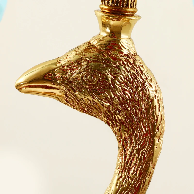 Френч-рококо латунный напольный фонарь украшение для гостиной дивана спальни