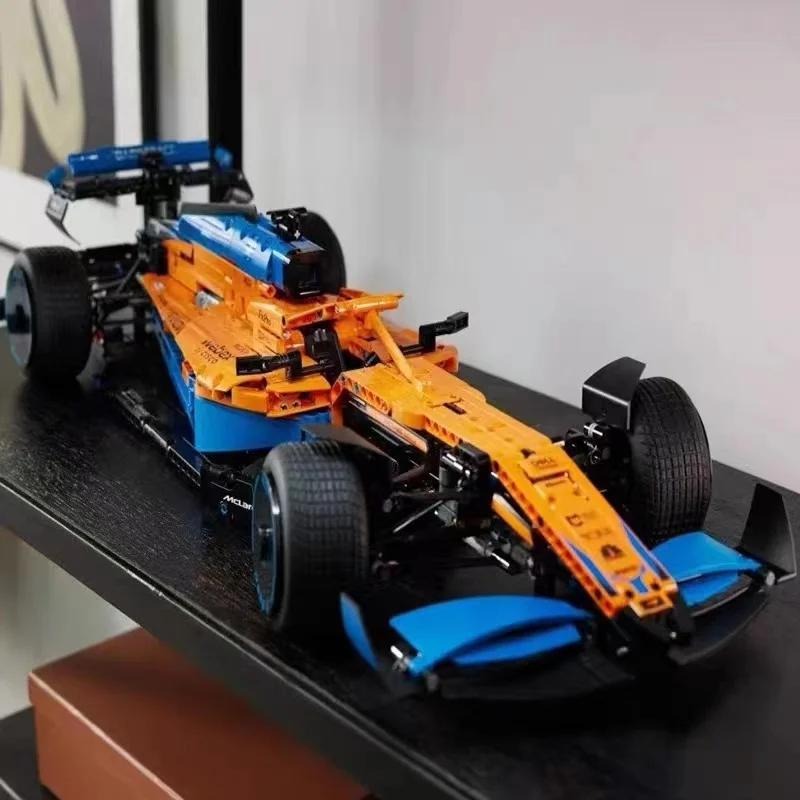

New 42141 Compatible F1 Formula Car C016 Model McLarened Tech Building Blocks City Vehicle Bricks Toys for Kids Christmas Gifts