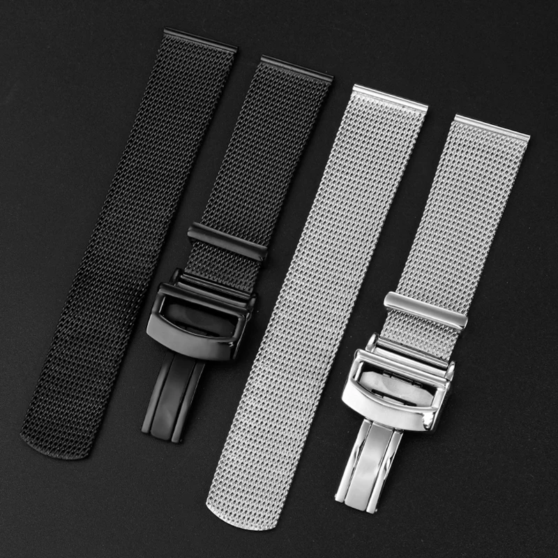 Ремешок для часов Milanese складной сетчатый Браслет из нержавеющей стали IWC серий
