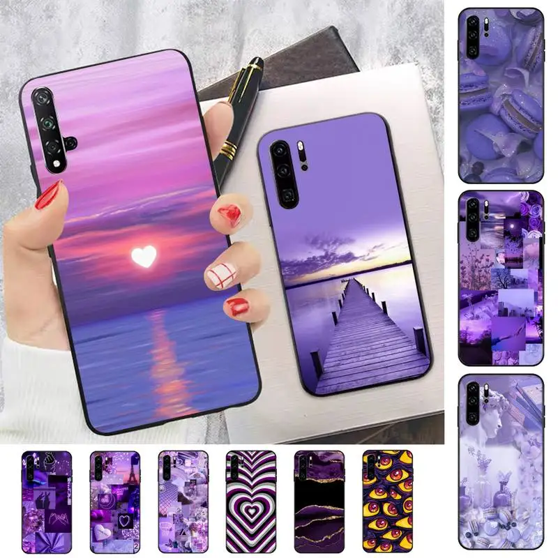 

infinity on Purple Phone Case for Huawei Honor 10 i 8X C 5A 20 9 10 30 lite pro Voew 10 20 V30