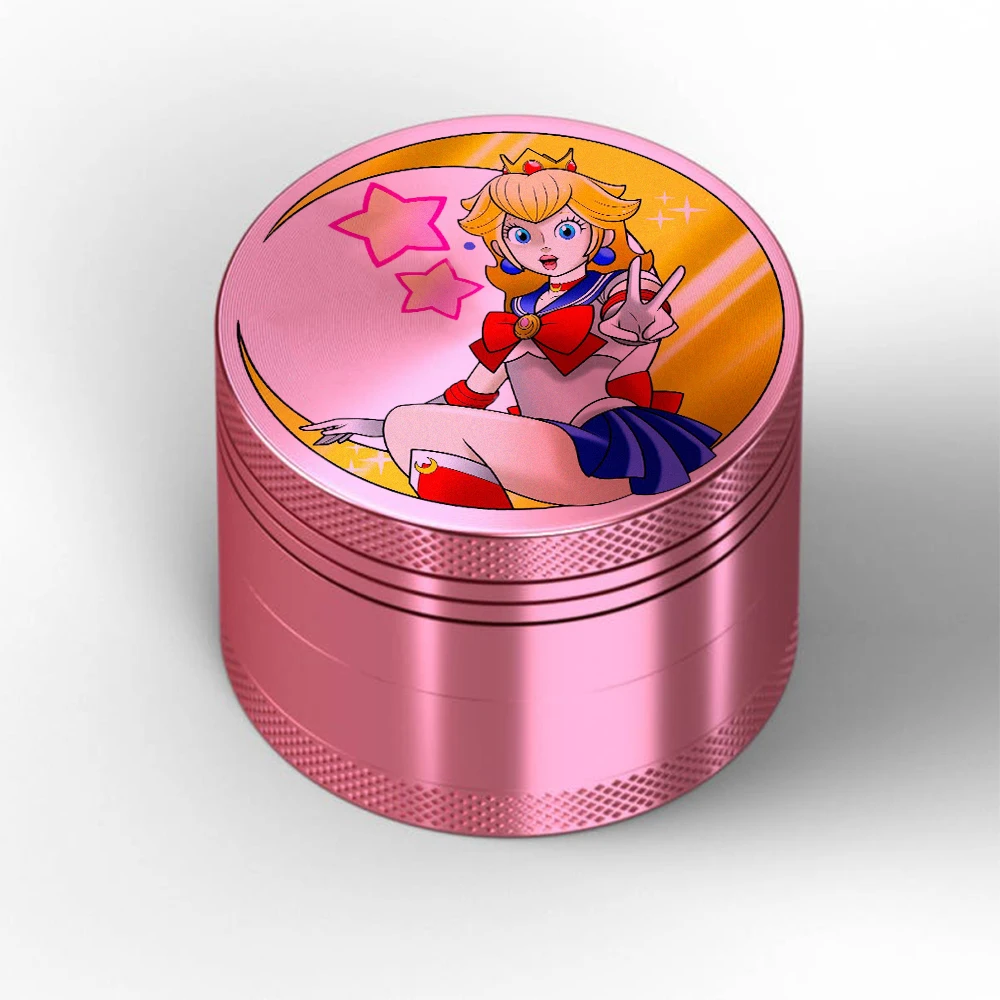 Четырехслойный 40-мм металлический измельчитель трав для курения, подарок, аксессуары для измельчения табака, сигар, процессор.