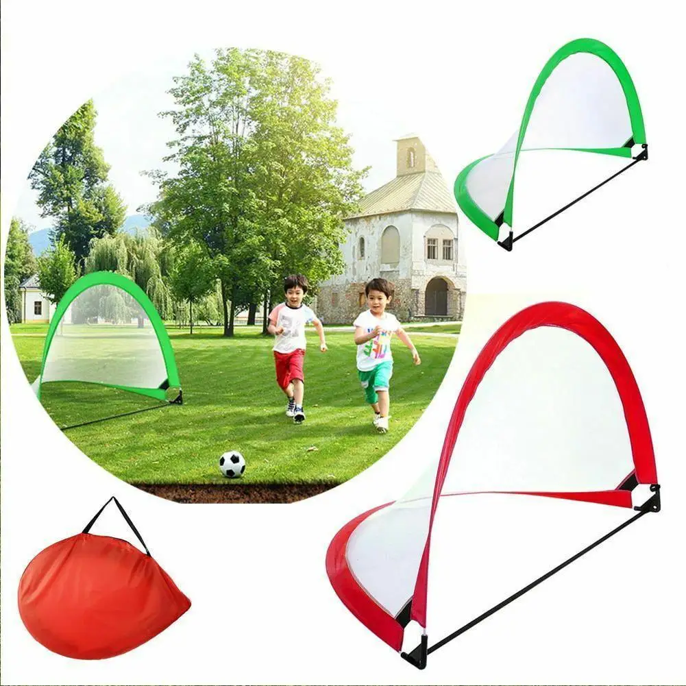 Portable Soccer Football Goal Net Folding Training Goal Net for Kids Children Indoor Outdoor Play Toy Folding Soccer Goal Outdoo