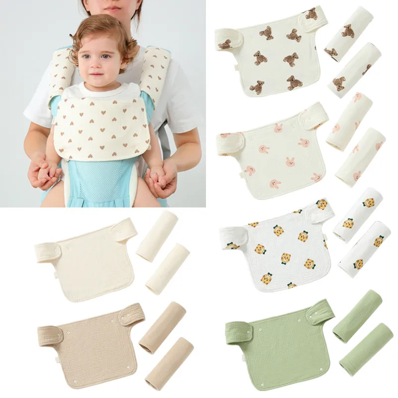 Baby Waist Stool Drool Bib Soft Cotton Newborn Teething Feeding Bibs Saliva Towel Baby Carrier Sling Strap Dinner Pad Burp Cloth