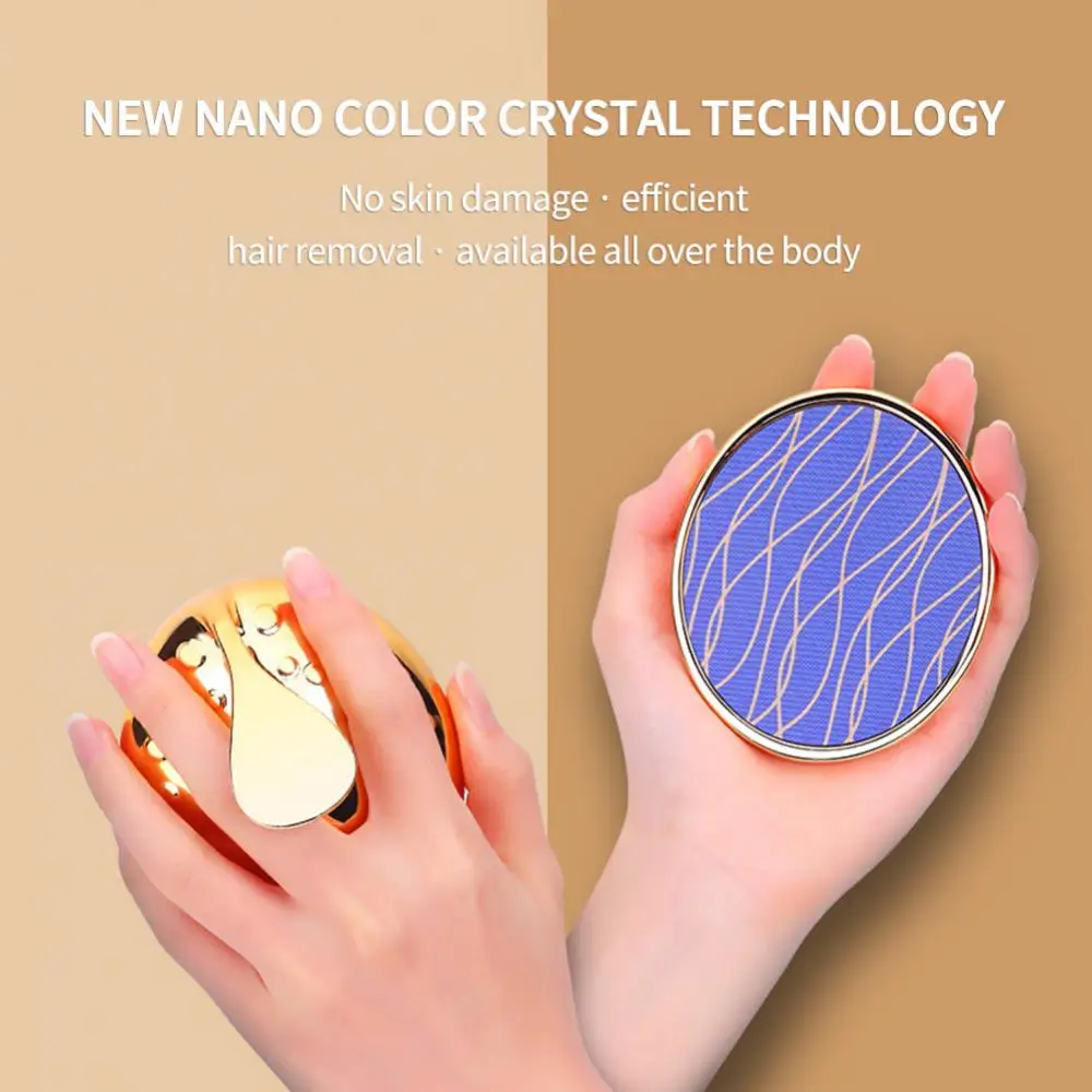 

1PC Physical Hair Removal Reusable Safe Epilator Glass Crystal Hair Removal for Men Women Easy Cleaning Body Beauty Depilation