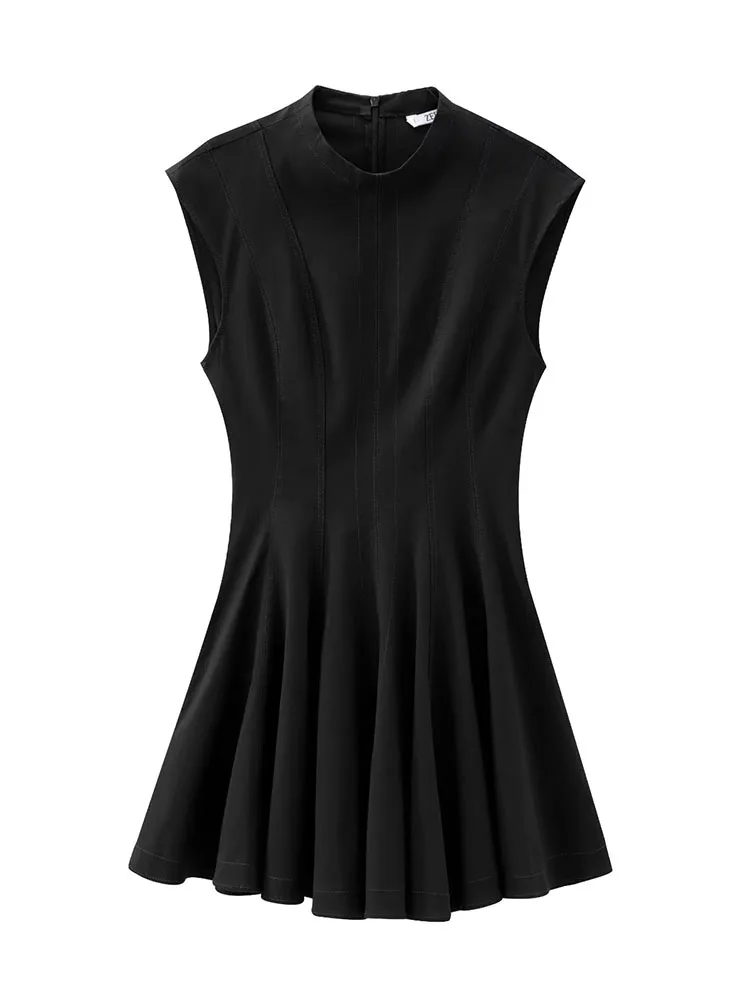 ТРАПЕЦИЕВИДНОЕ мини-платье трапециевидной формы 3 цвета