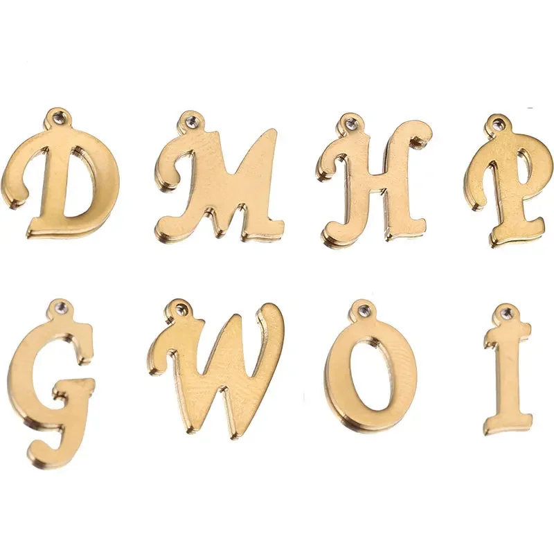 Кулон из нержавеющей стали с английским алфавитом ювелирные аксессуары