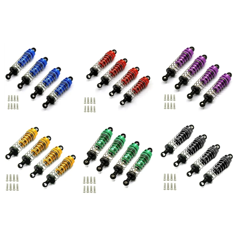 4 шт. металлический амортизатор для HBX 16889 16889A 16890 16890A SG1601 SG1602 1/16 обновленные детали