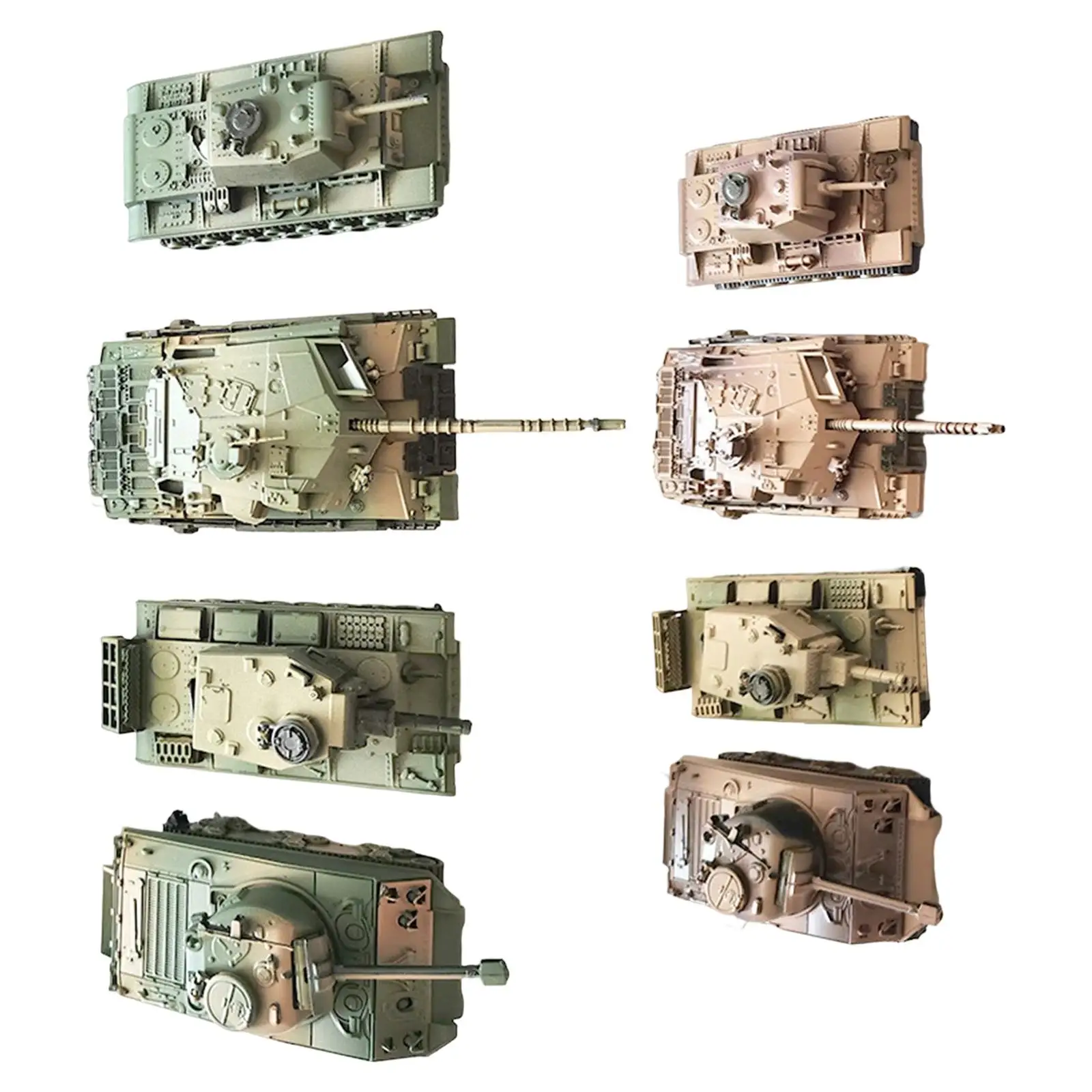 Модель игрушки-танка 8x 1/72