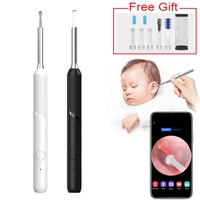 ear cleaner wireless smart visual otoscope np20 ear wax removal tool with camera ear endoscope 1080p kit for iphone ipad android