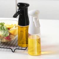 kitchen accessories glass oil sprayer for cooking 220ml oil spray bottle for bbq baking cooking white black