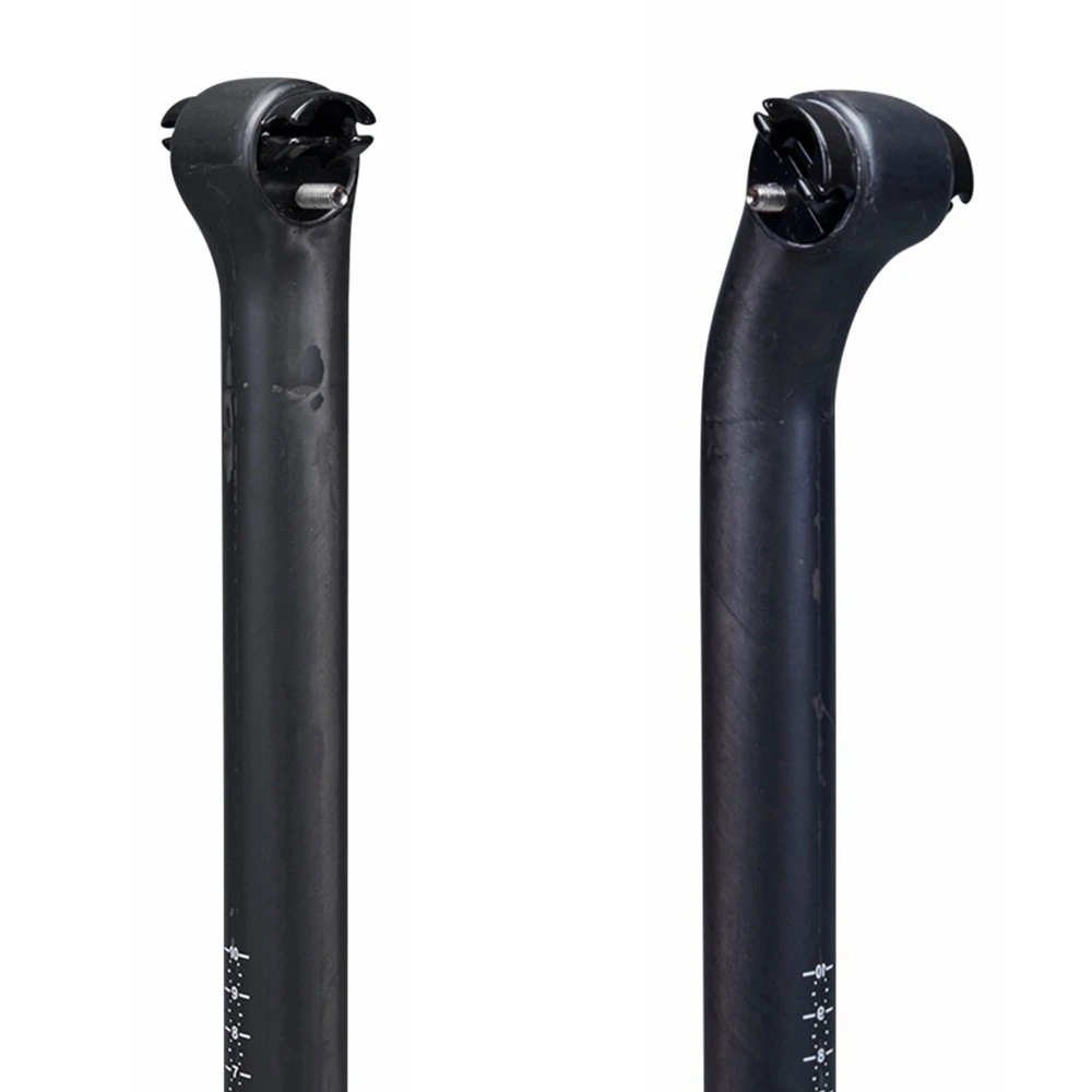 

Matte UD Carbon Fiber Seat Post Bicycle Mountain Road Bike Seatpost Offset 5mm / 25mm Diameter 27.2/30.8/31.6mm Length350/400mm