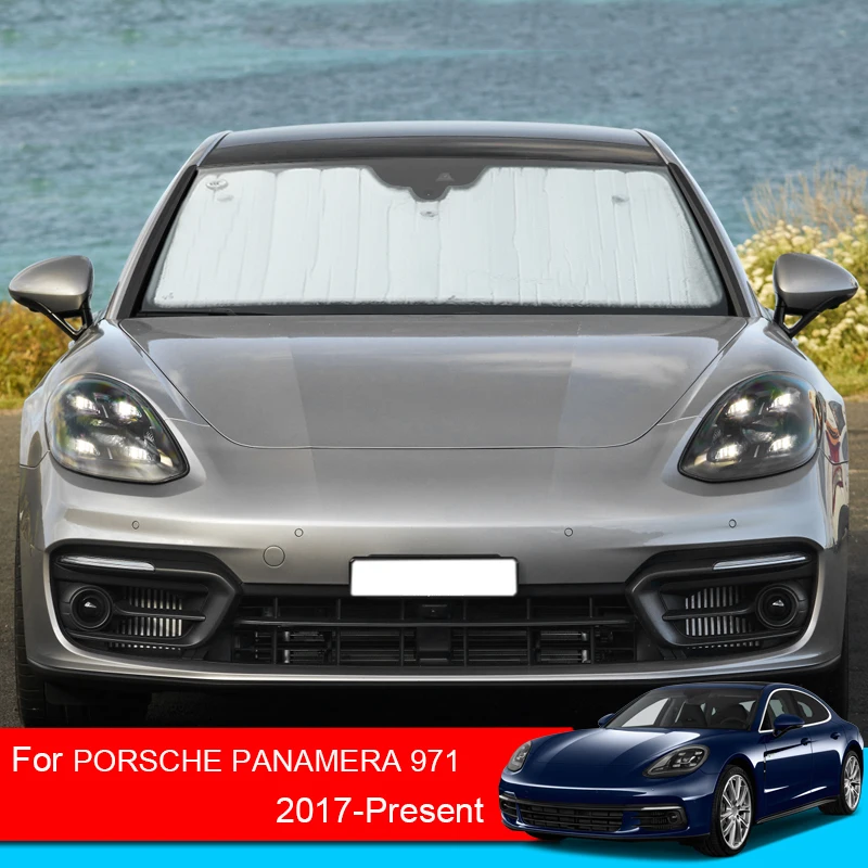 

For Posche Panamera 971 2017-2025 Car Sunshades UV Protection Cover Side Window Curtain Sun Shade Visor Windshield Accessory