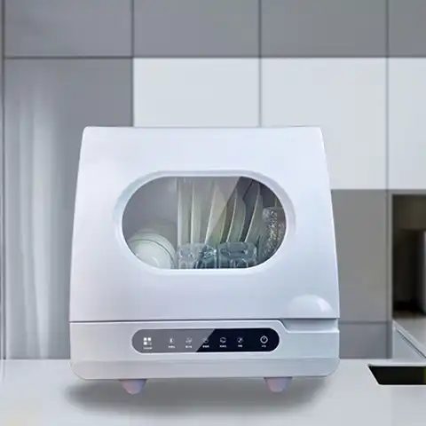 Домашняя настольная посудомоечная машина 21-40L, интеллектуальная автоматическая тарелка с распылителем, Встроенная мини автоматическая суш...