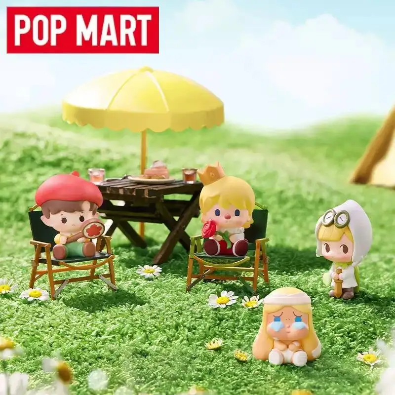 Фото POP MART POP BEAN Going Ouring with Me Series Мини-слепая коробка Аниме Фигурка Угадай Сумка Украшения Статуэтки Куклы Модель Подарки №2
