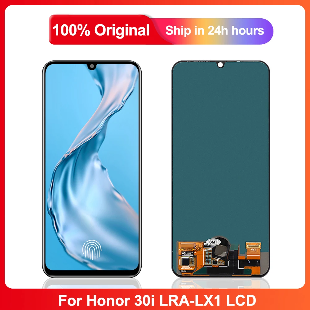 

6,3 дюймовый дисплей для Huawei Honor 30i, ЖК-дисплей, сенсорный экран, дигитайзер, панели в сборе для Honor30i LRA-LX1 LCD