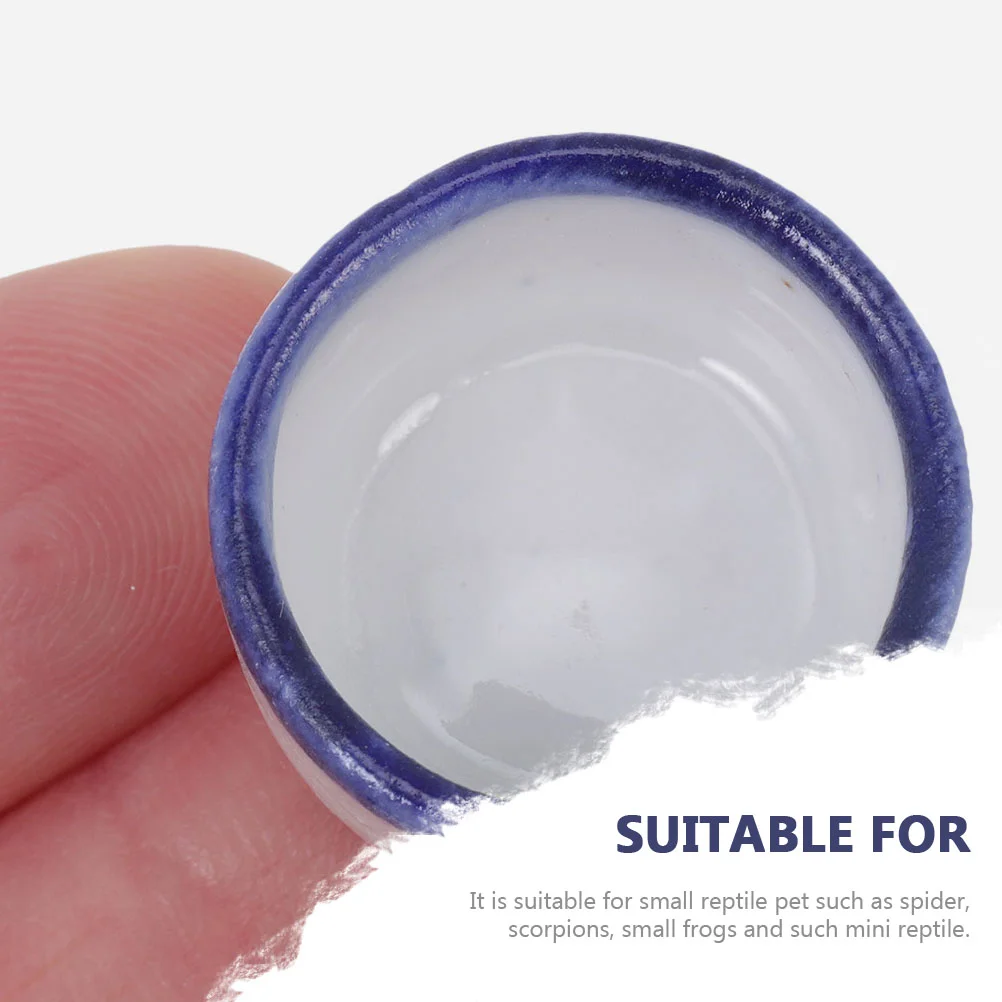 24 шт. миска для воды рептилий контейнер корма домашних животных кормушка