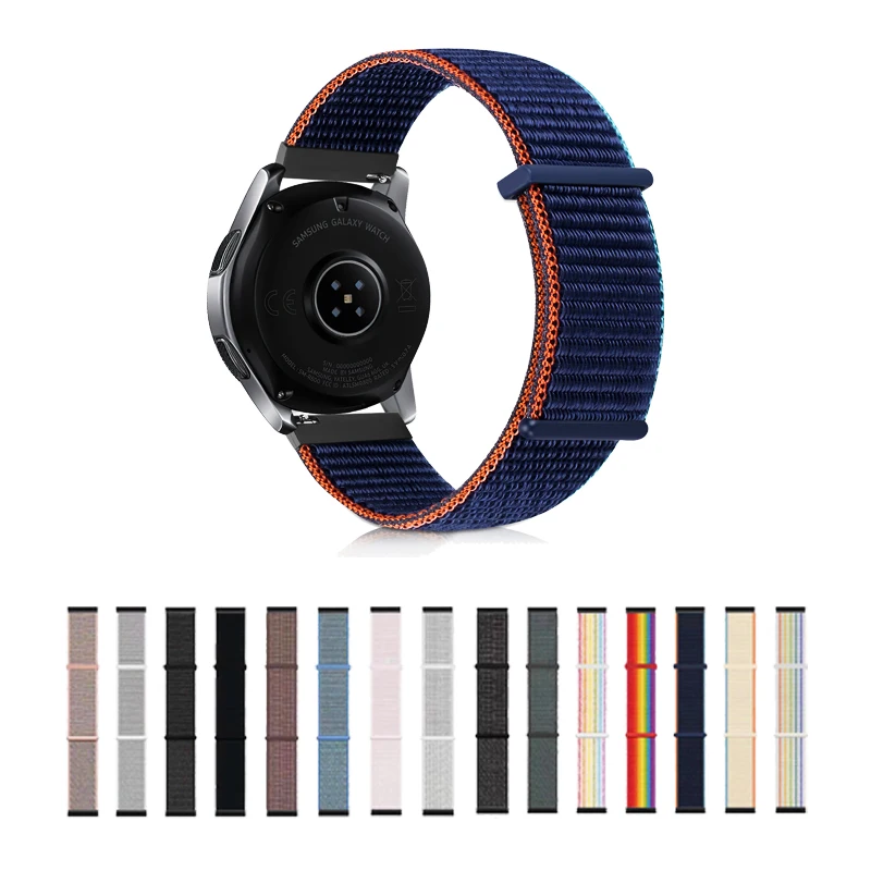 

Nylon Strap for Samsung Galaxy Watch 46mm/Gear S3/amazfit Smartwatch Watchband 22mm Sports Bracelet Huawei GT/2/2e/Pro Band