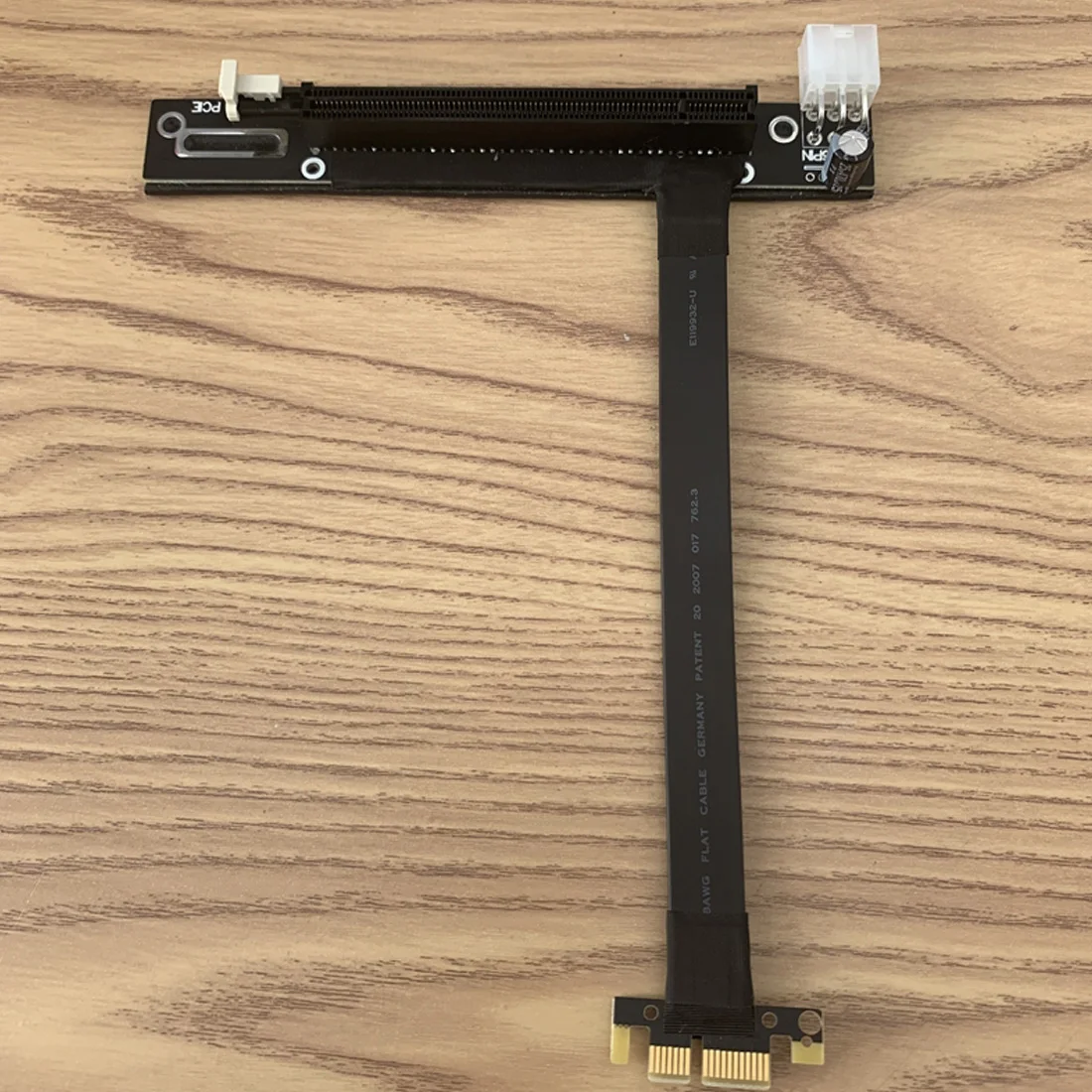 PCIE 3 0 X1 до X16 90-градусный удлинитель для графической карты 6P/4P порт питания