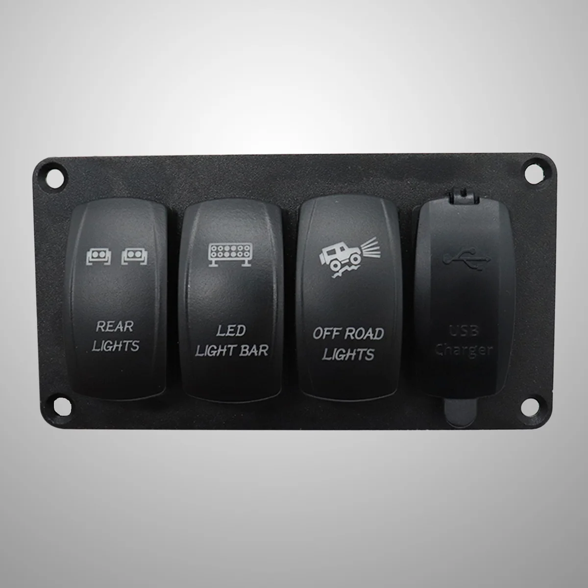 

1 PC 3-position LED Indicator Lamp Switch Panel with 3.4A for Motorcycle Trailer Ship Yacht