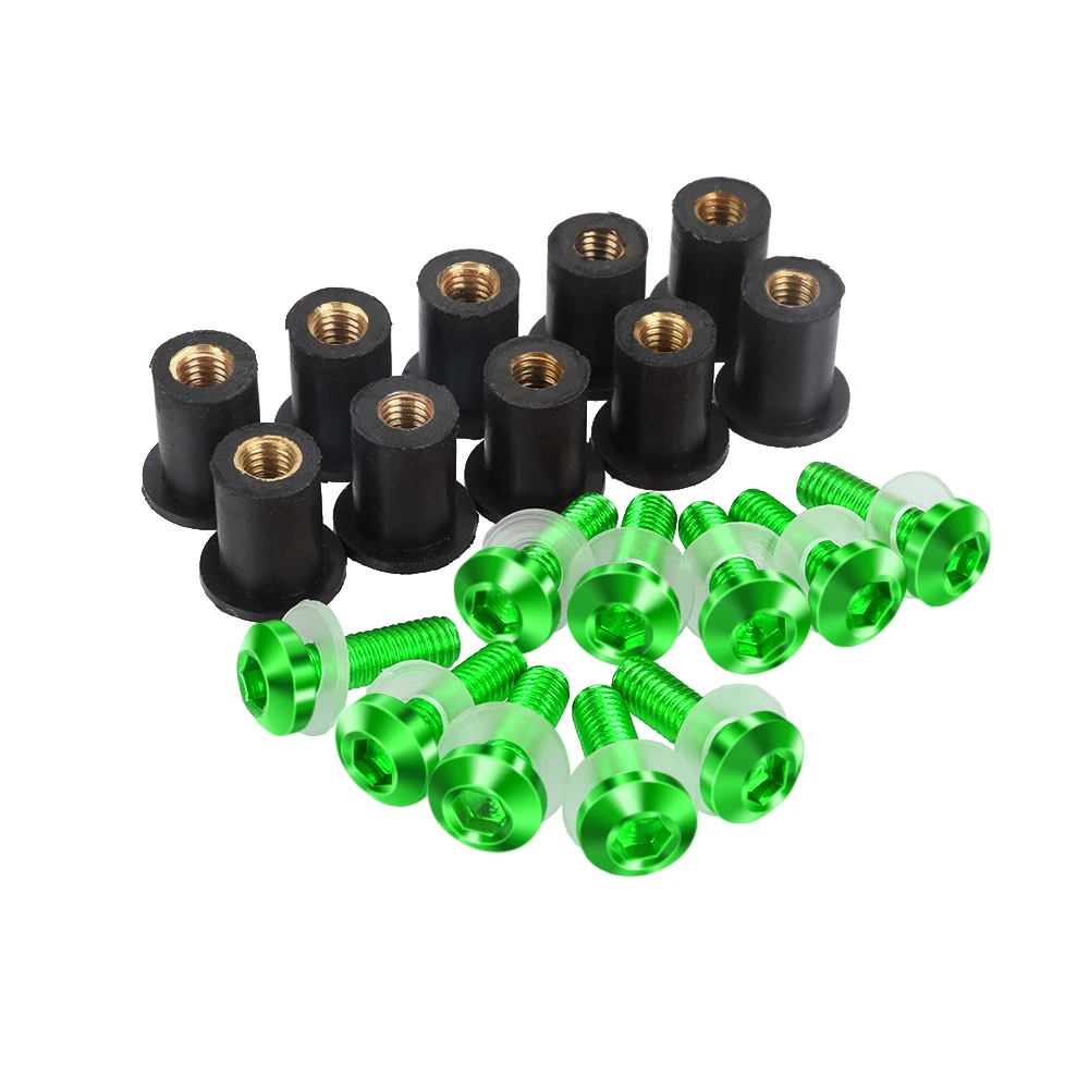 10 шт. 5 мм для SYM MAXSYM 600i MAX600 всех лет 600 аксессуары мотоциклов болт лобового стекла