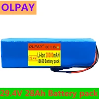 high quality 7s4p 24v 28ah electric bicycle motor ebike scooter li ion battery pack 29 4v 18650 rechargeable batteries